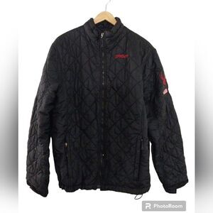 Spyder black jacket men's size medium quilted